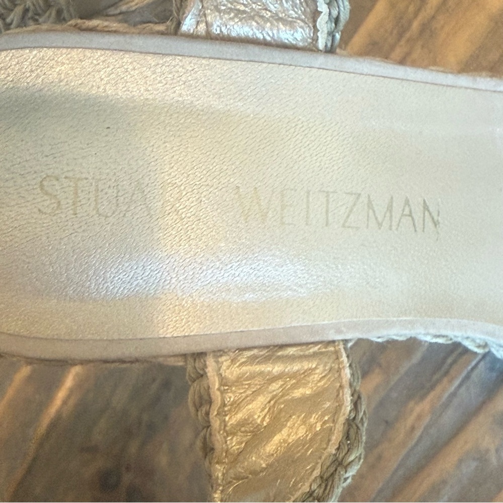 Authentic Stuart Weitzman Alex Espadrilles Sandal… - image 4